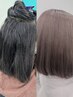 ブリーチ毛やエイジング毛,対応酸性ストレート×新髪質改善METEOカラー[池袋]