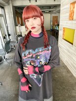 【佐藤諒】姫ウルフカットのy2kヘアアレンジ