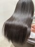 《竹松限定》赤み消し透明感カラー＋高濃度水素トリートメント＋カット