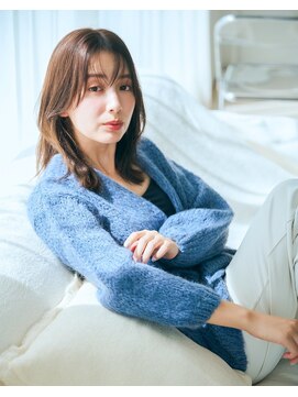 リトル 藤沢(little) シースルーニュアンスバングくびれレイヤー