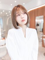 ハバナ 立川(HAVANA) 韓国風レイヤーカット髪質改善ダブルカラーミルクティーベージュ