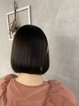 グロウ 北千住(grow) アイロンせずにまとまるボブの縮毛矯正で楽でツヤツヤに!