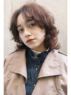 レジュアル(RESSUAL) メルティーカラーフェミニンロング似合わせウェーブミディアム