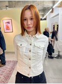 オレンジベージュカラー