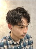 ツイストスパイラルパーマ/マッシュ/波巻きパーマ/ツーブロック