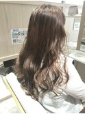大人巻き髪風パーマ　コテ巻きパーマ　無重力パーマ