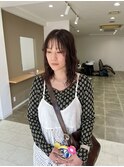 うねうねパーマで個性派スタイル／ 里見美穂