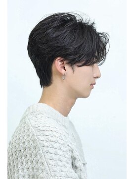 リップス 池袋(LIPPS) センターパート 毛流れ ニュアンスパーマ