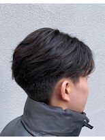 クフィア メンズヘアー カンポ 天王寺店(CUFFIA MEN'SHAIR CAMPO)&nbsp;スペインカールブルーブラックフェザーパーマアップバング