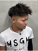 ツイストパーマツイストスパイラルパーマジェットモヒカン短髪