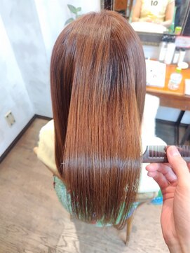 ミーノ(mieno) 髪質改善オーガニックカラー/艶髪ロング