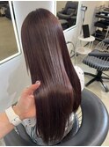 ブリーチなしラベンダーピンク