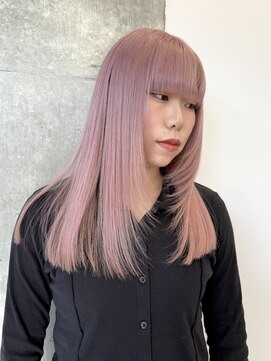 サンクプロジェクト(cinq PROJECT) 韓国風ミルクティーベージュブラウンカラーグレージュカラー