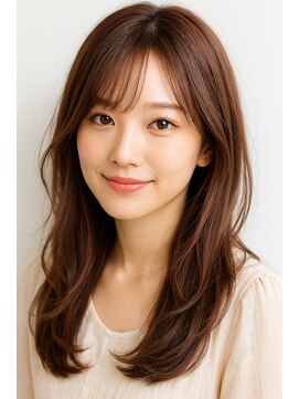 ティータ(teeta) エレガント×ピンクブラウンロング