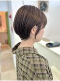 【Lufeli】いとうりお マッシュショート/オリーブグレージュ/