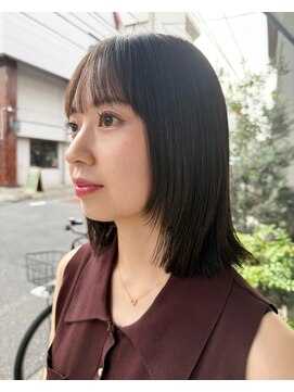 ロライマ 中目黒(roraima) ミディアムボブ/レイヤー/前髪/透け感