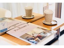 気さくなスタッフと丁寧なカウンセリング。ドリンクサービスも。