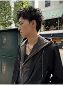 短髪パーマ スパイキーショート ピンパーマ【五嶋響】