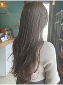 オリーブベージュ　ブリーチなし