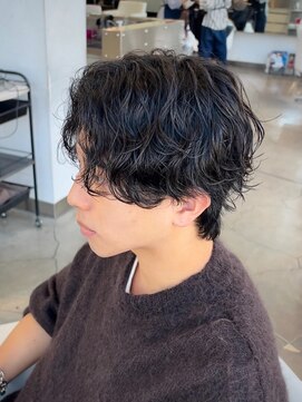 ブランコトレス 鏡島(BLANCO tres) 大人のツイストスパイラル/センターパート/韓国