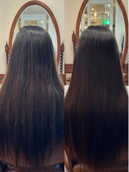 CHERE【シェール】の写真/「元から直毛だったみたい」。日々進化する知識と技術で、縮毛矯正の常識を覆す柔らかな地毛風デザイン。