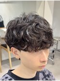渋谷シャドウパーマメンズマッシュ癖毛風パーマ無造作パーマ