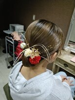 ルッカランス 王子店(Lucca Lance)&nbsp;3月　卒業式　タイトシニヨン　ヘアセット