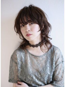 テューアヘアガーデン 豊川店(tua hair garden) クールな雰囲気が魅力的なレイヤーウルフ