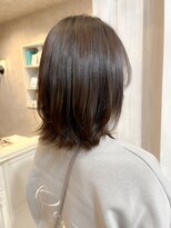 キャアリー(Caary) 福山美容室Caaryショコラブラウン髪質改善くびれミディ20代30代