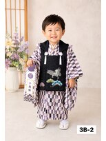 ハナココ 水戸店(hana Coco) レンタル七五三3歳男の子用お被布 3B-2