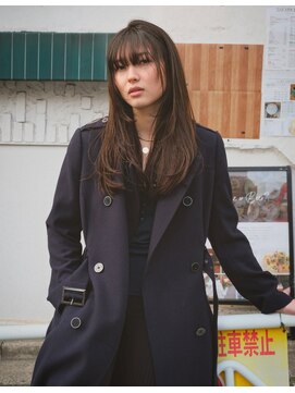 ランプ 代官山(the lamp) ブリーチなしダブルカラーチョコレートブラウンレイヤー