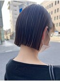 夏カラー×ボブ/ミニボブ/コンパクトヘア/小顔見え大人ボブ
