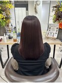 ピンクラベンダー 髪質改善カラー 髪質改善トリートメント