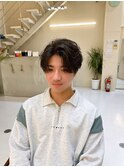 フェザーショート×こぼれバング