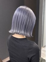 リオリス ヘア サロン(Rioris hair salon) ブルーラベンダー/切りっぱなしボブ/外ハネ