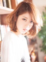 ローラン(ROULAND)&nbsp;ボブっぽいくびれ小顔ミディアムワンカール