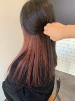 ハウリーヘアアンドスパ(HAURY hair&spa)&nbsp;インナーカラー（レッドピンク）