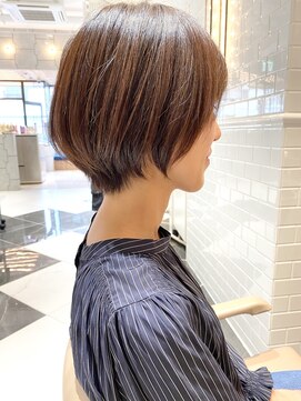 コードセブンス(Chord seventh) 丸みが可愛いショートボブ/イルミナカラー【大貫】