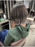 ラベンダーグレージュすそカラー