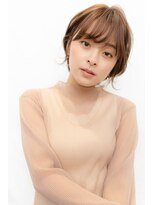 オースティン 門前仲町(AUSTIN)&nbsp;大人かわいい前髪セシルカットココアブラウンフリンジウェーブ