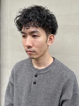 ヘアー アイス ルーチェ(HAIR ICI LUCE) 強めパーマ くりくりパーマ 刈り上げ 2ブロック