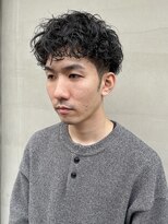 ヘアー アイス ルーチェ(HAIR ICI LUCE) 強めパーマ くりくりパーマ 刈り上げ 2ブロック