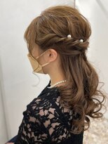 ヘアセットサロン クリアリティ(clarity)&nbsp;ゆるふわハーフアップ