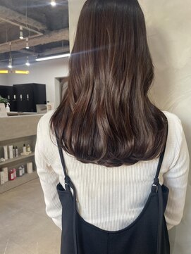 フラッグ ヘアー 天神西通り店(Flag HAIR) 艶髪 イルミナカラー ロングヘア