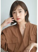外ハネボブ×束感ショート×シースルーバング×フレンチガーリー