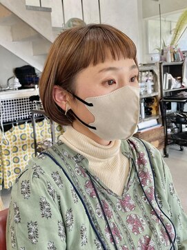 プライベートサロン キッテ(private salon kitte.) ショートバング可愛いミニボブ
