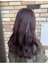 イブ ヘアーメイク(eve hair make) ワインレッドカラー
