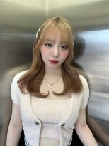 ロンド マーレ 天神大名店(Lond mare) ピンクブラウン/暖色カラー/カシスピンク/韓国ヘア/顔周りカット