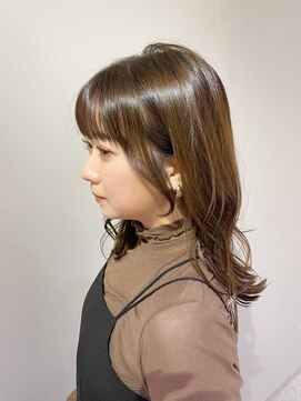 ラメール(MAISON LA MER) 【NATSUKI】流れる顔周り×マロンベージュ