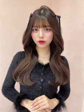 ボタン シブヤ(VOTAN SHIBUYA) アッシュ/グレージュ/韓国ヘア/渋谷/レイヤー/顔まわり